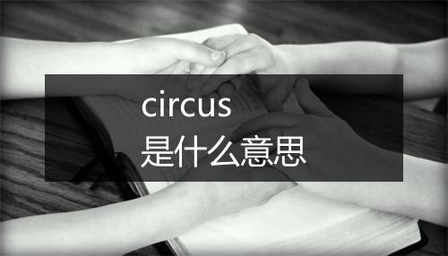 circus是什么意思