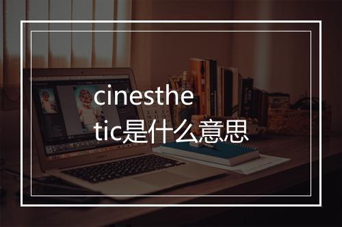 cinesthetic是什么意思