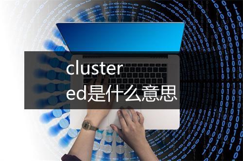 clustered是什么意思