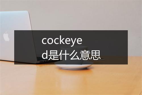 cockeyed是什么意思