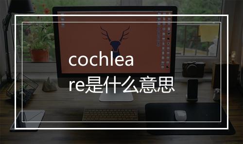 cochleare是什么意思