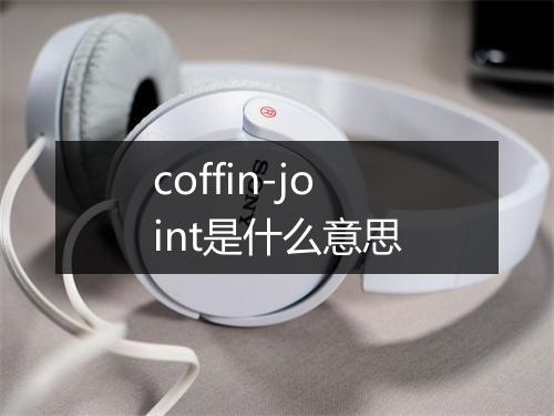 coffin-joint是什么意思