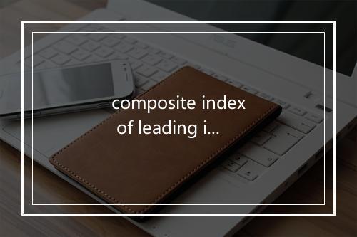 composite index of leading indicators是什么意思