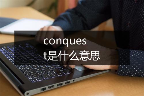 conquest是什么意思