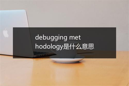 debugging methodology是什么意思