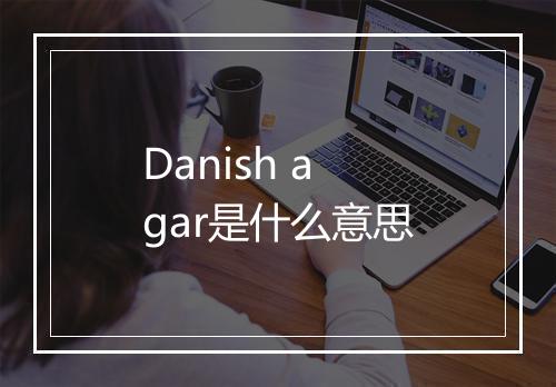 Danish agar是什么意思