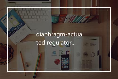 diaphragm-actuated regulator是什么意思