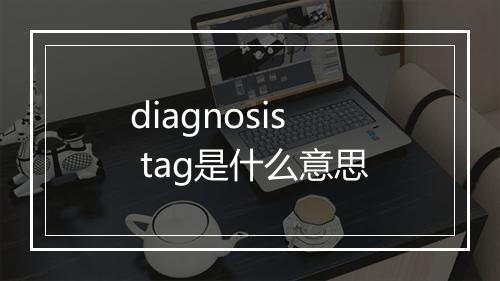 diagnosis tag是什么意思