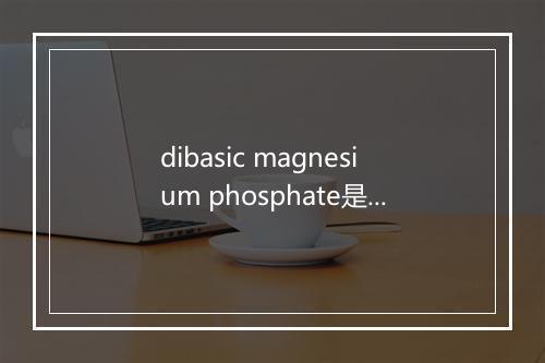 dibasic magnesium phosphate是什么意思