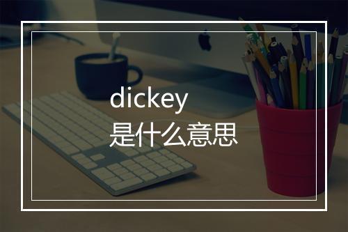 dickey是什么意思