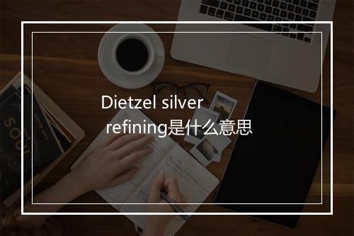 Dietzel silver refining是什么意思