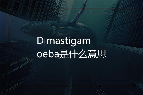 Dimastigamoeba是什么意思