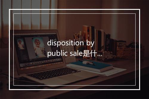 disposition by public sale是什么意思