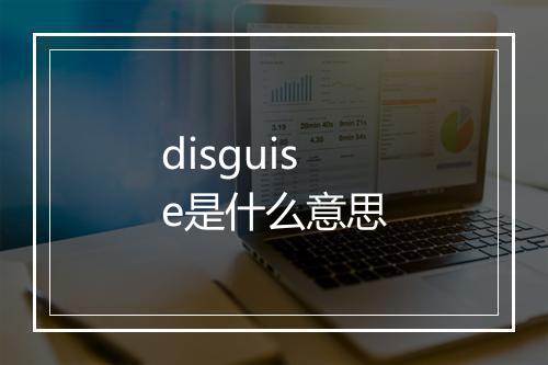 disguise是什么意思