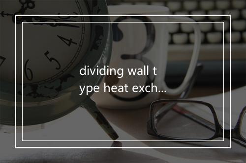 dividing wall type heat exchanger是什么意思