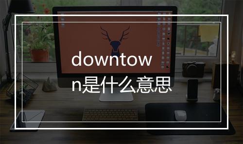 downtown是什么意思