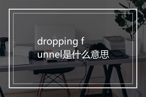 dropping funnel是什么意思